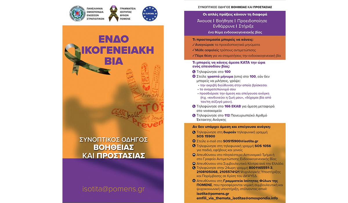 25 Νοεμβρίου 2025:  Παγκόσμια Ημέρα για την Εξάλειψη της Βίας κατά των Γυναικών